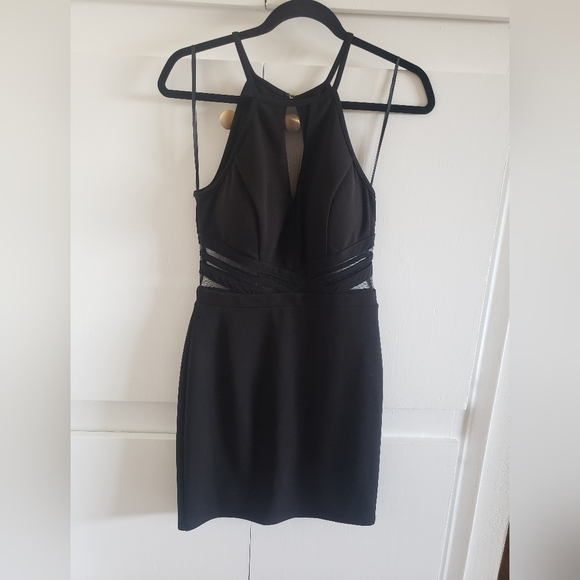 Jodi Kristopher Cocktail Black Dress - Picture 1 of 3